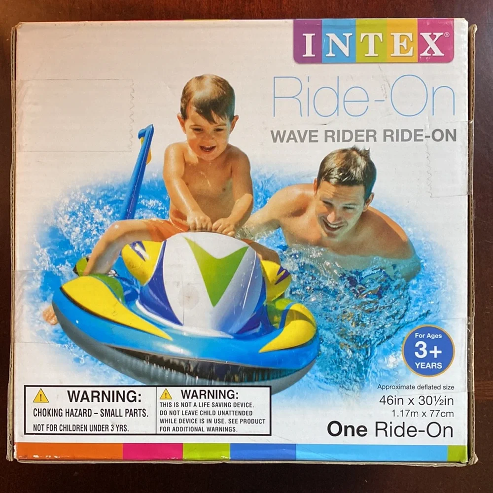 Intex Wave Rider Ride-On Pool Beach Float - Picture 5 of 11